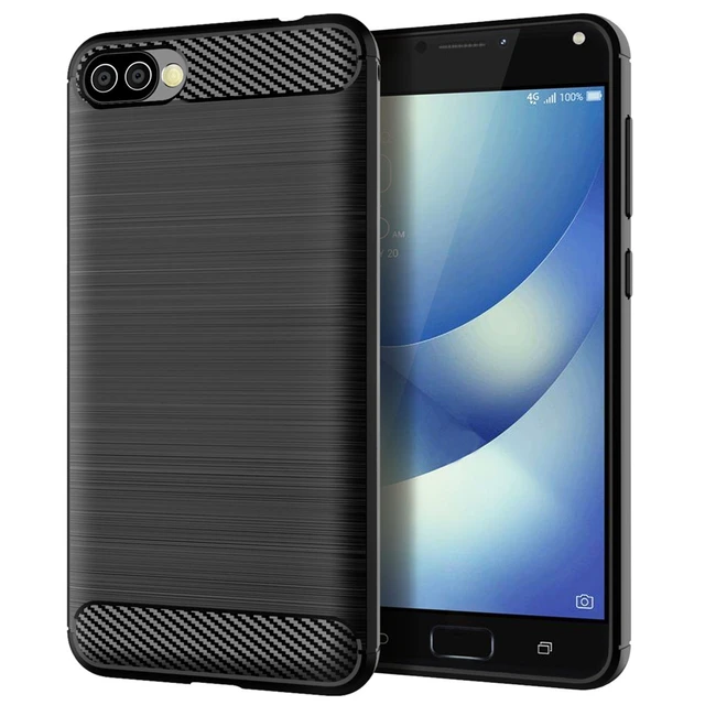 For Asus Zenfone 4 Max ZC520KL 5.2 inch Luxury Carbon Fiber Skin Full Soft  Silicone Cover Asus ZC520KL Asus X00HD Phone Case | Asus P5b Deluxe