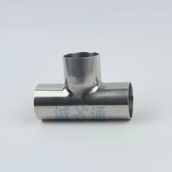 

Free shipping Tri Clamp 3 Way Tee, Stainless Steel 304 Sanitary Ferrule Tee Connector Pipe Fitting Tri Clamp Food pass health