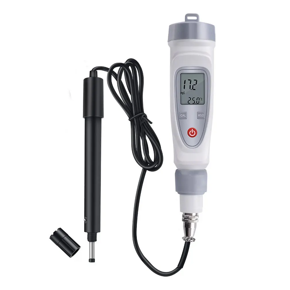 Portable Dissolved Oxygen Meter Tester Pen Digital Water Quality Purity Monitor Filter Measuring with Backlight