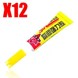 Colle Super Krazy adhésive instantanée 502 Cyanoacrylate, 12x3g, colle forte, séchage rapide, 12 pièces, 502 