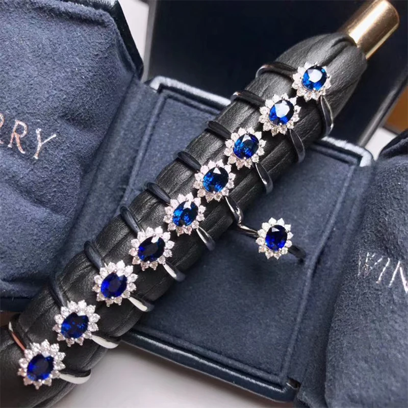 Классическое Обручальное Кольцо ANI 18K из белого золота роскошное кольцо овальной