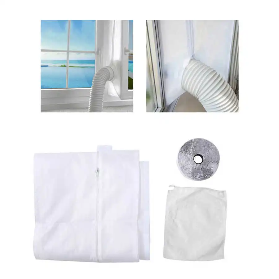 

395cm Universal Window Sealing Cloth Cover Accessories for Air Conditioner Exhaust Hose