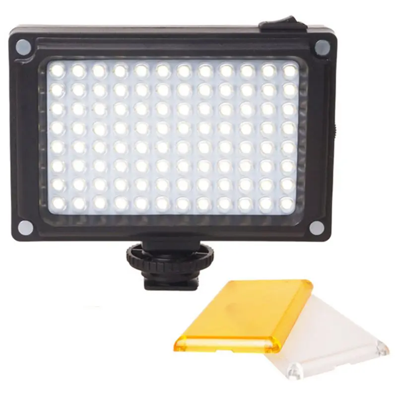 

96 Camera LED Video Light Photo Studio Light on Camera with Hot shoe for Canon Nikon Sony DV SLR zhiyun Smooth Q Gimbal