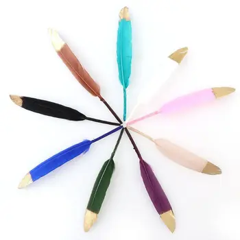 

20 Pcs/pack Colorful Goose Feathers Handmade DIY Earrings Wedding Brooch Making Accessories Bridal Jewelry