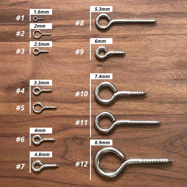 304 Stainless Steel Ring Live Fish Eye Screw With Hole Bolt  M16m18m20m22m24m27m30*60 70 80 100 130 150 180 200 250 300 400 450 - Bolts  - AliExpress