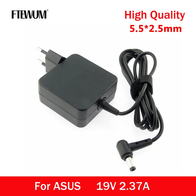 19V 2.37A 45W 5,5x2,5mm adaptador cargador para Asus X450 X551CA X555K53S K52F X555L F555L X552C X550C X550 X550L X501A ADP-45BW