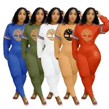 Girls Sweatshirt Multicolor Ribbon Printing Casual Sportswear Two-piece Set Coat For Women Clothes Solid Color Pullover Spring Girls Sweatshirt Multicolor Ribbon Printing Casual Sportswear Two-piece Set Coat For Women Clothes Solid Color Pullover Spring