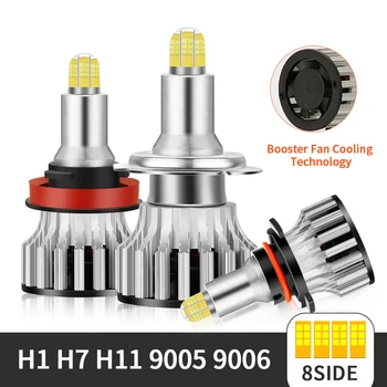 

2Pcs H1 LED H7 H11 H8 9005 9006 HB4 HB3 H4 LED Bulb Canbus Car Headlight 120W 18000LM 6500K Led Fog Lamp Auto Light automotivo