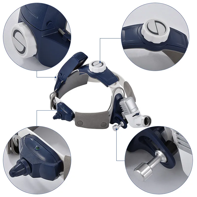 US $499.00 CEFDA Medical Headlight 5W LED Headlamp Dental Surgical Head Light Focusable Light Spot with 2 Battery