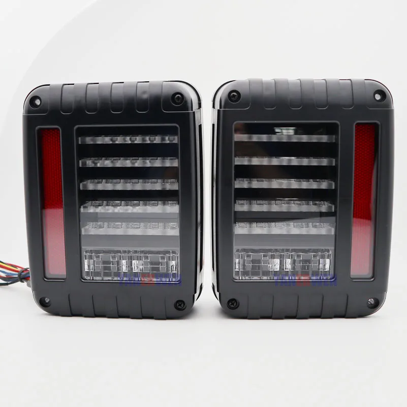 Car Accessories LED Taillights Brake Light Reverse Stop Signal Auto Tail for Jeep Wrangler with European US Standard Plugs | Автомобили и