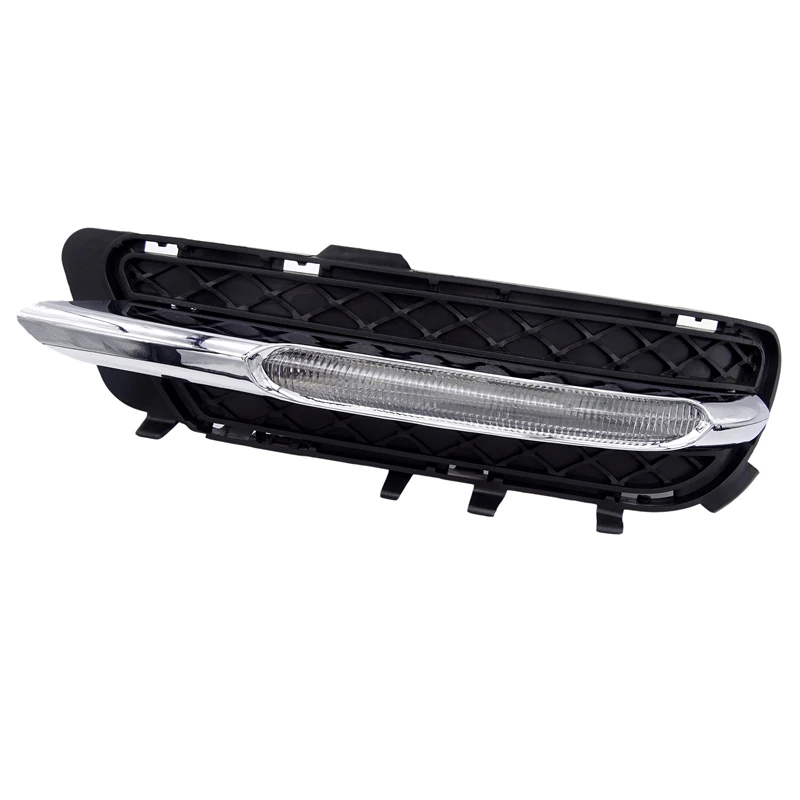 JIUWAN Car LED Daytime Running Lights DRL Fog Light Fit for Mercedes-Benz W212 E250 E300 E350 2009-2013 2128851574 2128851674