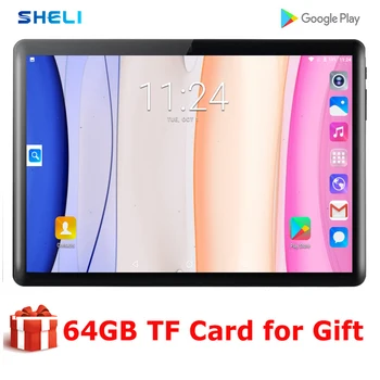 

2020 Newest 10 inch Tablet PC 32GB ROM Dual SIM Cards Android 9.0 GPS 3G WIFI GPS Tablet PC 10 10.1" +Gifts
