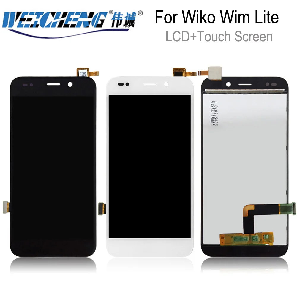 Высококачественный ЖК-дисплей WEICHENG для Wiko Wim Lite + сенсорный экран в сборе wiko wim lite