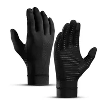 

Copper Compression Gloves Hand Copper Arthritis Gloves Joint Pain Relief Hands Finger Anti-slip Therapy Gloves For Womens Mens