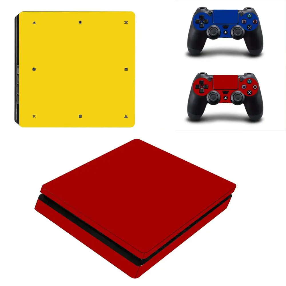 Индивидуальный дизайн PS4 тонкая наклейка Play station 4 кожа Наклейка для playstation 4 PS4 Slim консоль и контроллер Скины Виниловые - Цвет: YSP4S-3667