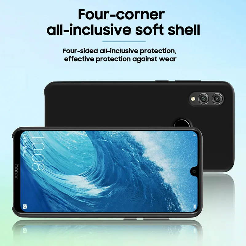 Чехол для Honor 8x, высококачественный мягкий силиконовый защитный чехол для HUAWEI Honor 10 Lite, чехол для телефона