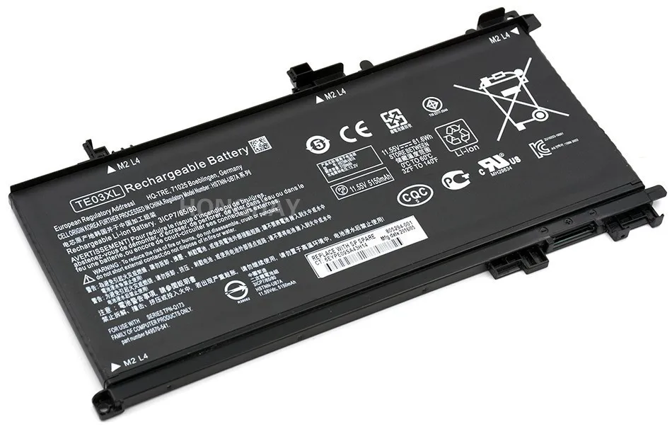 HONGHAY TE03XL аккумуляторная батареядля ноутбука hp двумя способами; женские 15 TPN-Q173 HSTNN-UB7A 15-bc011TX 15-bc012TX 15-bc013TX 15-bc014TX 15-bc015TX AX017TX