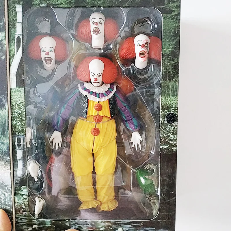 18 см NECA IT Pennywise Джокер 1990 Стивен Кинг это клоун фигурка игрушка ужас подарок на Хэллоуин