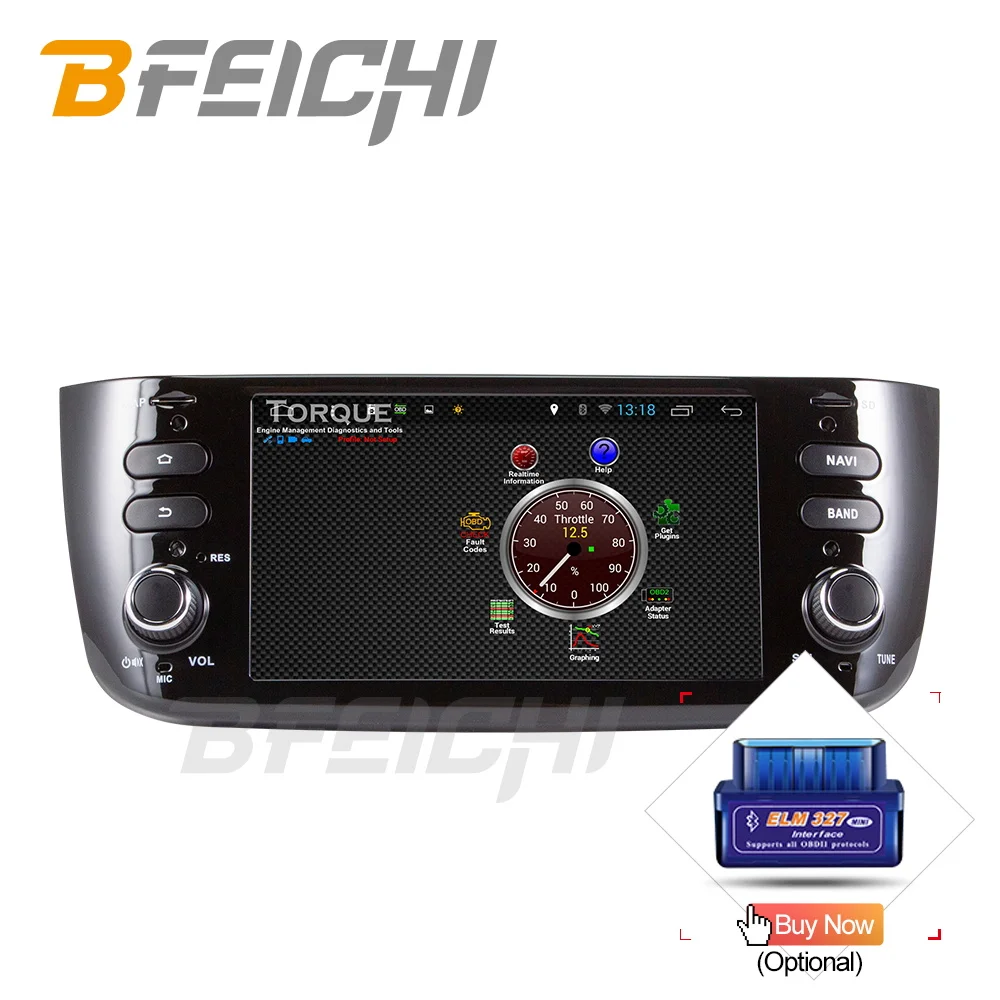 Bfeichi android 9,0 автомобильный dvd для Fiat/Linea/Punto 2012 2013 автомобильный мультимедийный плеер