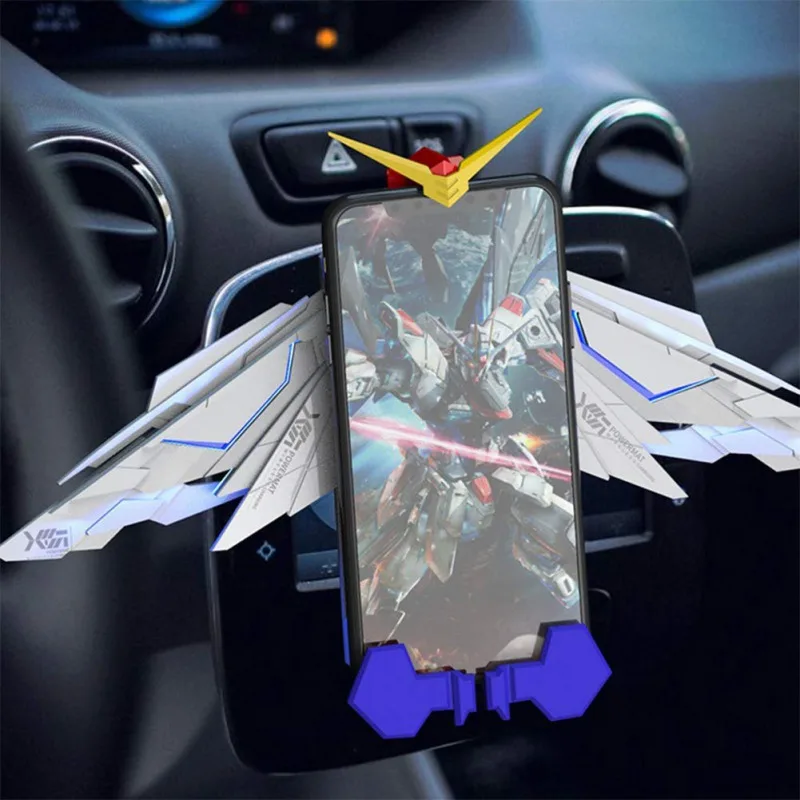 

1PCS Wireless Car Charger Mount Angel Wings Wireless Car Charger Infrared Sensor Car Mount Holder Charging Pad