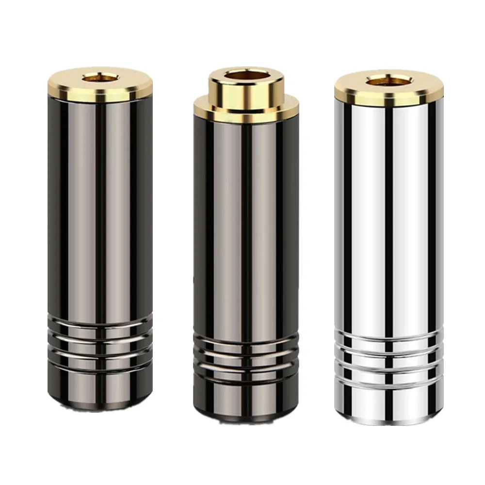Jack Audio 2.5mm 3.5mm 4.4mm Female Plug Copper Gold Plated Earphone DIY Stereo Socket 4/5 Pole Balance Plug Connector Adapter afbeelding