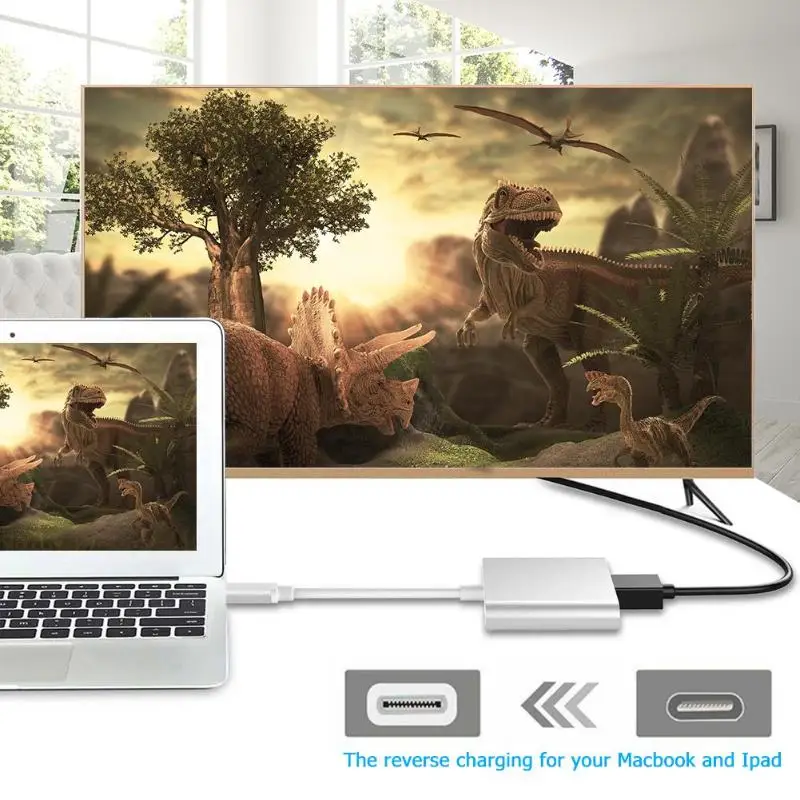 USB 3,1 Тип C USB-C 4K HDMI USB 3,0 концентратор USB PD порт кабель с адаптером Многофункциональный Тип C преобразователь видеосигнала HDMI для Macbook Pro