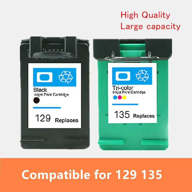 Совместимый для hp 129 135 картридж для hp 129 чернильный картридж для hp Deskjet C4183 5943 6943 6983 D4163 2575 принтер