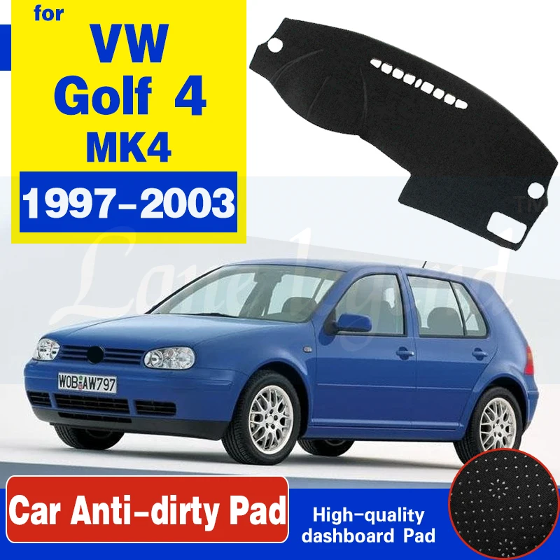 Для Volkswagen VW Golf 4 MK4 1997 2003 Противоскользящий коврик для приборной панели