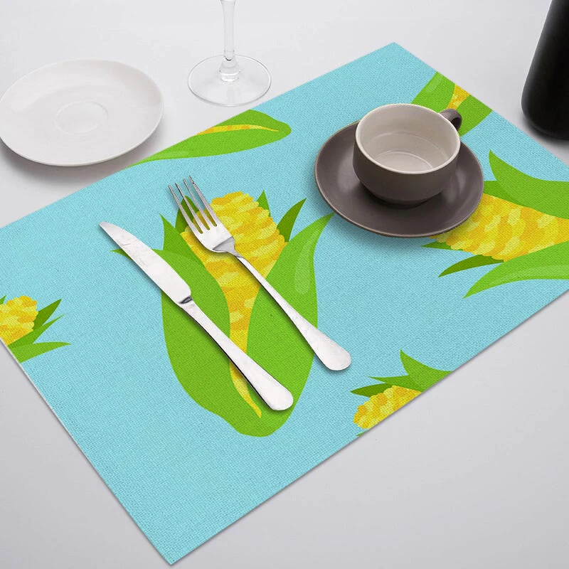 TTLIFE Flower Pattern Placemat for Dining Table Bowl Cup Pads Durable Drink Coasters Tea Party Decorations Kitchen Accessories - Цвет: 229