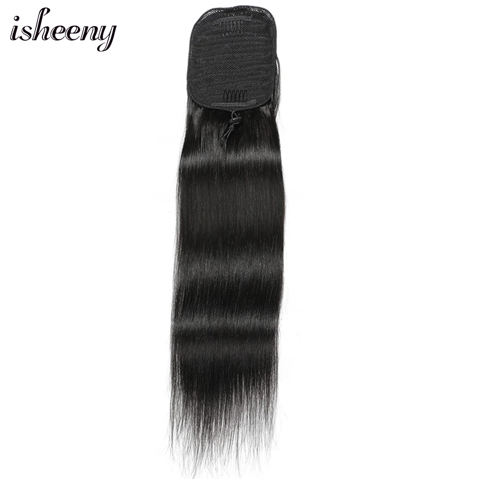 Isheeny Remy волосы для наращивания на заколках 8 шт./компл. бесшовные натуральные