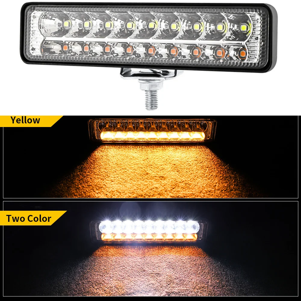 

LED Work Light Bar Driving Lamp Portable Waterproof LED Flood Lights Outdoor Camping Hiking Emergency Repairing SUV Boat Bar Tru