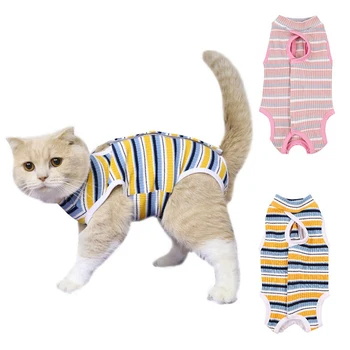 

Pet Protective Clothes Anti-licking Pet Vest Cat Weaning Suit Sterilization Suit Surgical Gown Breathable Post-Operation Coat