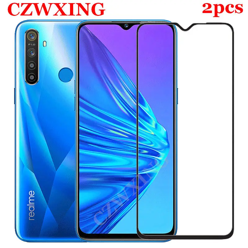 

2pcs For Realme 5 Tempered Glass Realme5 Pro Screen Protector For OPPO Realme 5 Pro 5Pro Full Cover Glass Film