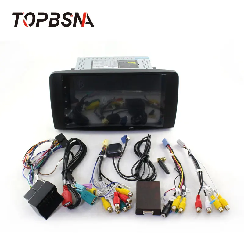 Flash Deal TOPBSNA Android 9.0 Car DVD Player For Mercedes Benz R Class W251 R280 R300 R320 R350 GPS Navi 2 Din Car Radio Stereo DSP Wifi 5