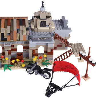 

1237Pcs Shooting Game Theme DIY Small Particle Building Block Scene Assembly Toy Kit For 100% Building Block Brands