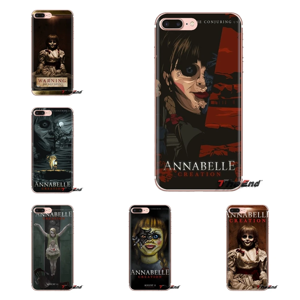 

horror Annabelle Creation 2017 For iPhone XS Max XR X 4 4S 5 5S 5C SE 6 6S 7 8 Plus Samsung Galaxy J1 J3 J5 J7 A3 A5 Phone Cover