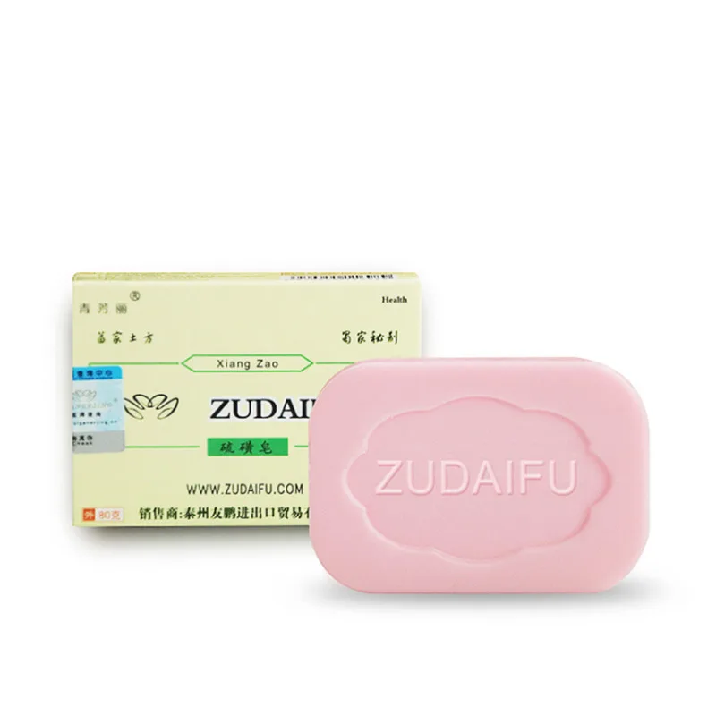 

ZUDAIFU Sulfur Soap Skin Conditions Acne Psoriasis Seborrhea Eczema Anti Fungus Bath Healthy Soaps Eczema Massage Herbal Soap