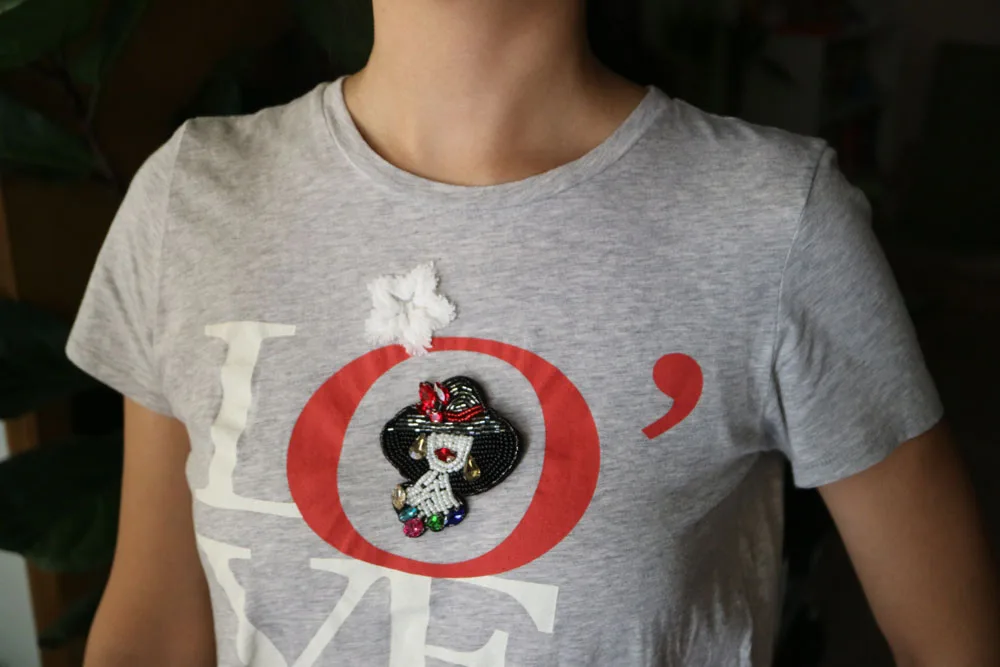 1 шт. женские вышитые бисером нашивки для одежды Пришивные рисунки животные