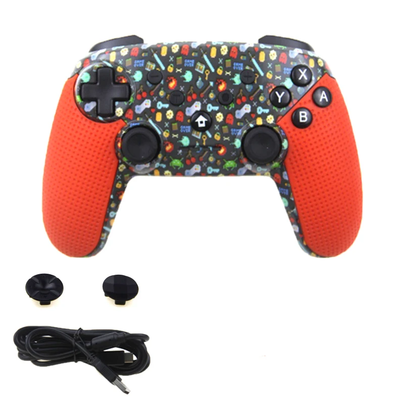 GAMEOVER color 5028 Высококачественный беспроводной Bluetooth NS игровой контроллер Джойстик для nintendo SWITCH Профессиональный джойстик/ПК/Android - Цвет: GAMEOVER color 5028