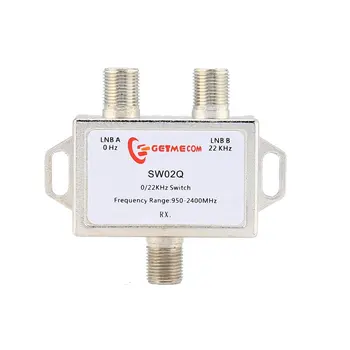 

0/22Kz satellite signal switch 22K 2 cut 1 two in one out JS- SW02Q with nickel-plated finish professional line