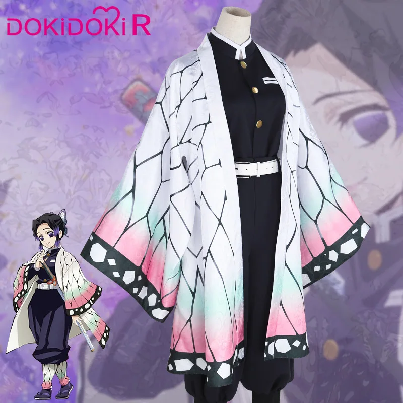 

DokiDoki Anime Cosplay Demon Slayer: Kimetsu no Yaiba Kochou Shinobu Costume Women Halloween Costume Kimetsu no Yaiba Cosplay
