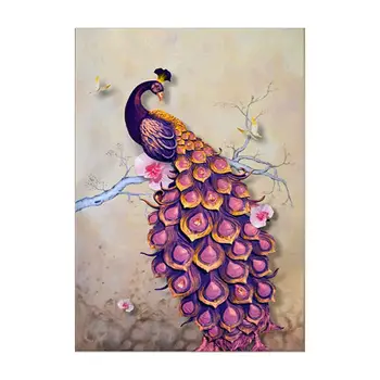 

40x30cm Peacock 5D Diamond Painting Embroidery DIY Cross Stitch Craft Home Decor