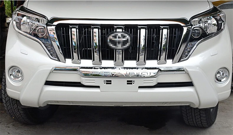 Защита переднего бампера для автомобиля для Toyota LAND CRUISER PRADO FJ150 бампер высокого качества авто аксессуары