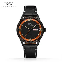 

CARNIVAL Brand Automatic Fashion Watch Man Luxury Calendar Business Mechanical Wristwatch Waterproof Luminous Relogio Masculino