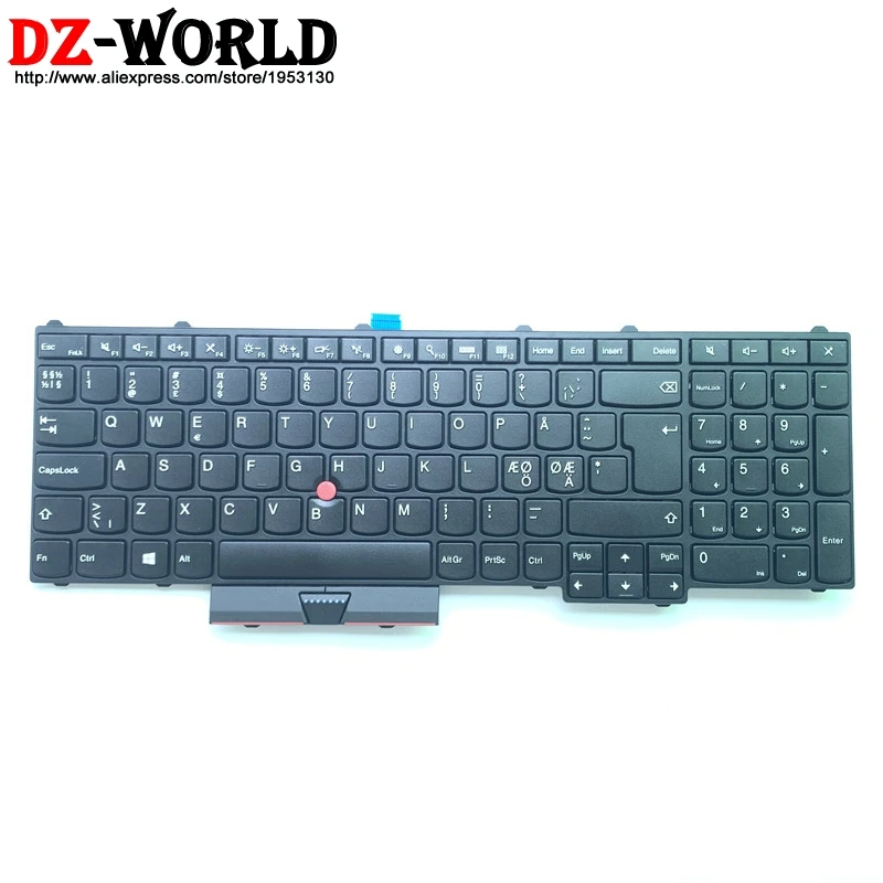 DK BL КБ / NDC клавиатура датский Danmark для lenovo Thinkpad P50 P70 Teclado 01AV283 00UR692