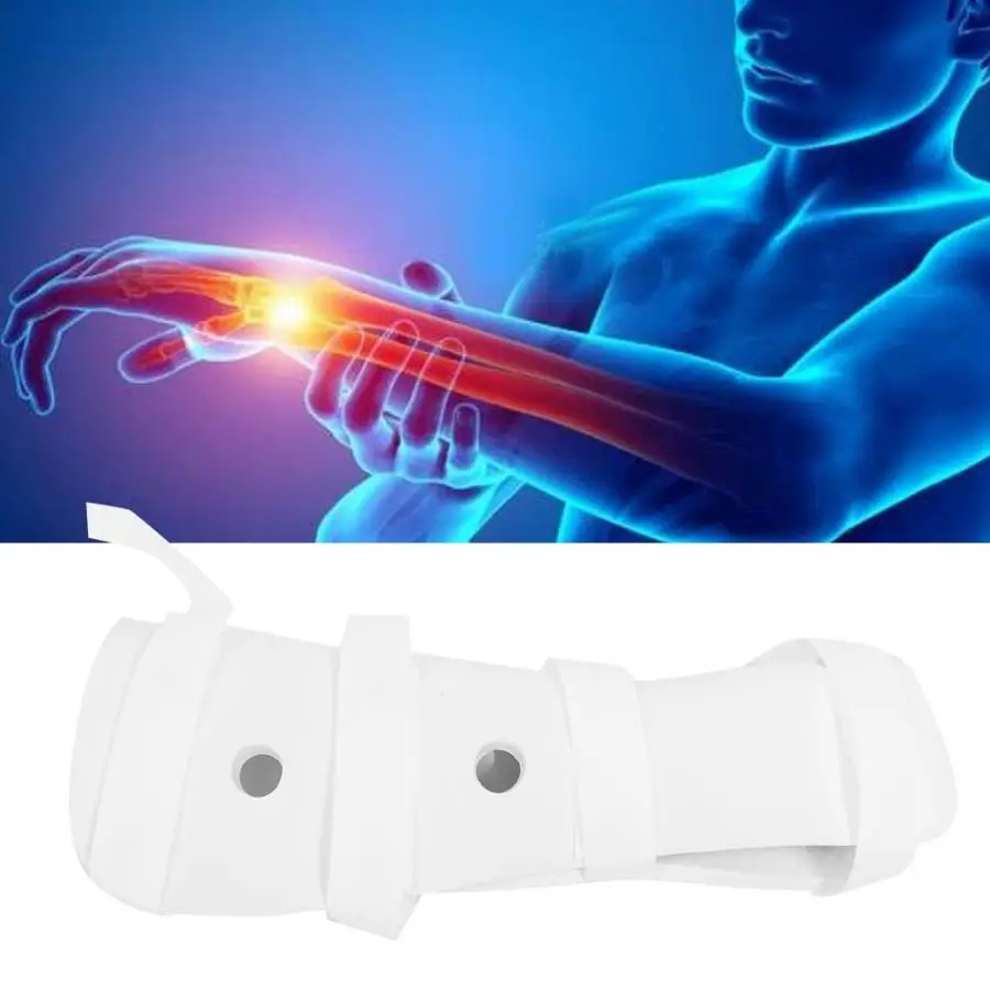 Right Forearm Back Support Polymer Foam Breathable Wrist Support Brace Splint Carpal Tunnel Pain Relief Breathable Wrist Support