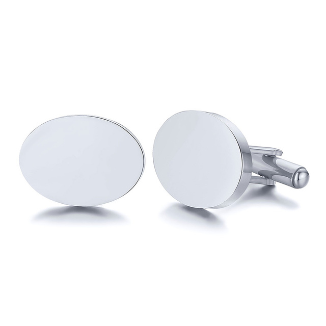 Initial Cufflinks for Wedding Birthday Groomsmen Gift Stainless Steel Cufflinks Statement Jewelry