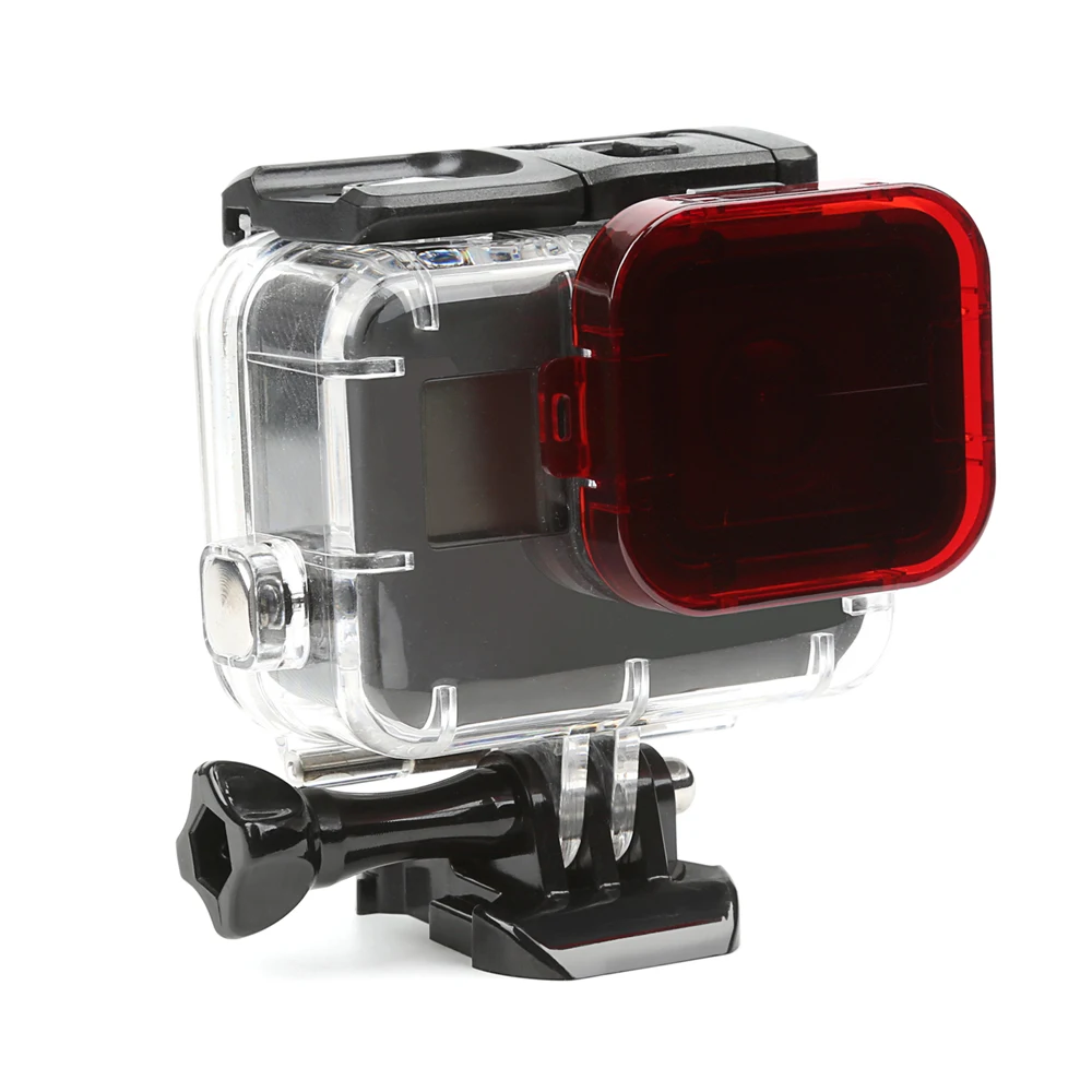Фильтр для дайвинга для GoPro Hero 7 6 5 Черный Водонепроницаемый Чехол желтый фиолетовый красный фильтр для объектива для Go Pro 7 6 5 Аксессуары для камеры