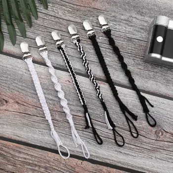 

Vintage Cotton Macrame Pacifier Clip Braided Pacifier Chain Baby Pacifier Holder Straps Unisex Design