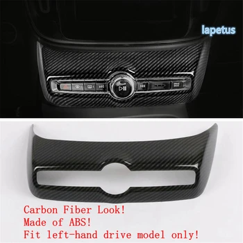 

Lapetus Center Control Air Conditioner Switch Decoration Frame Cover Kit Fit For VOLVO XC40 2018 2019 2020 Matt Carbon Fiber ABS